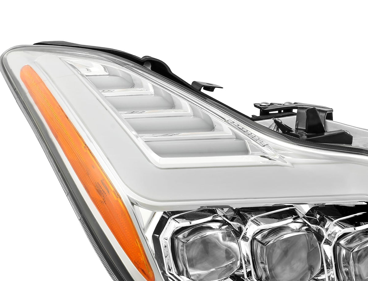 AlphaRex 08-13 Infiniti G37/14-15 Q60 Coupe MK II NOVA-Series LED Projector Headlights Chrome