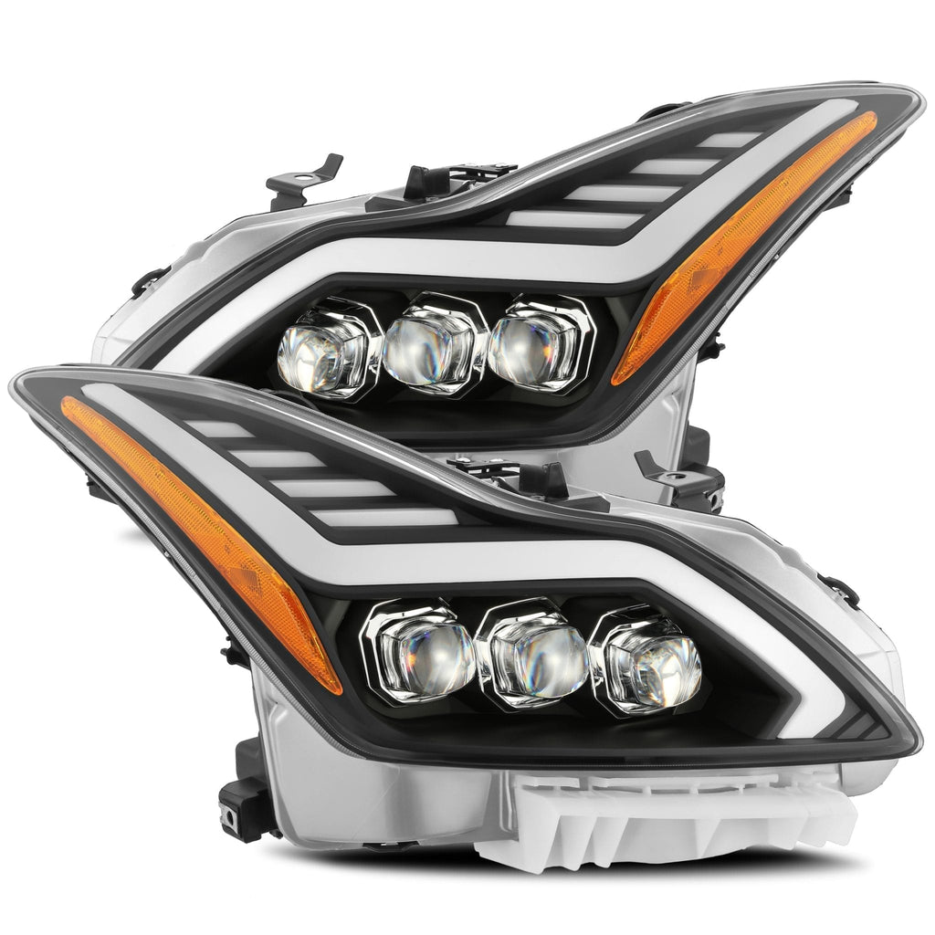 AlphaRex 08-13 Infiniti G37/14-15 Q60 Coupe MK II NOVA-Series LED Projector Headlights Jet Black