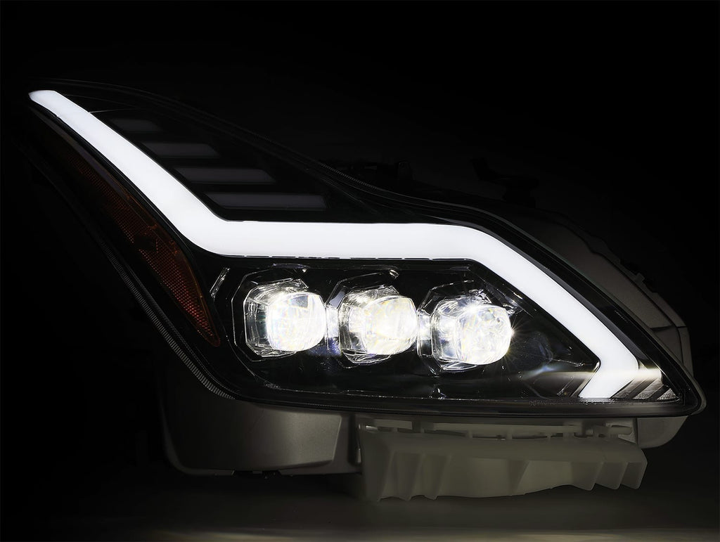 AlphaRex 08-13 Infiniti G37/14-15 Q60 Coupe MK II NOVA-Series LED Projector Headlights Jet Black