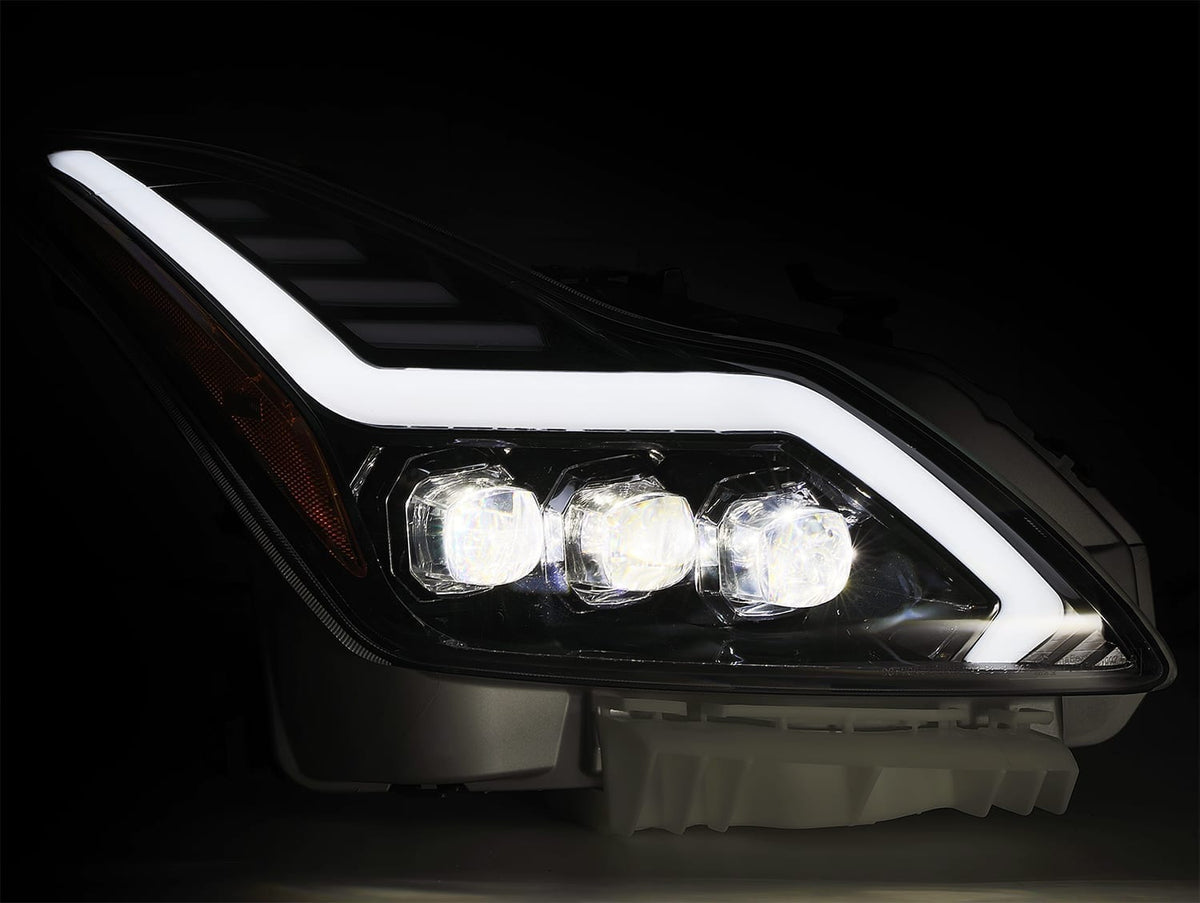 AlphaRex 08-13 Infiniti G37/14-15 Q60 Coupe MK II NOVA-Series LED Projector Headlights Jet Black