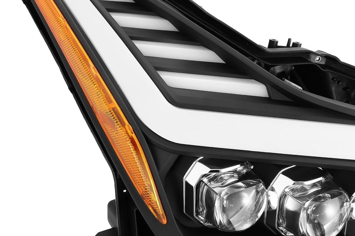 AlphaRex 08-13 Infiniti G37/14-15 Q60 Coupe MK II NOVA-Series LED Projector Headlights Jet Black