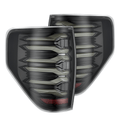 AlphaRex 09-14 Ford F150 LUXX-Series LED Tail Lights Alpha-Black