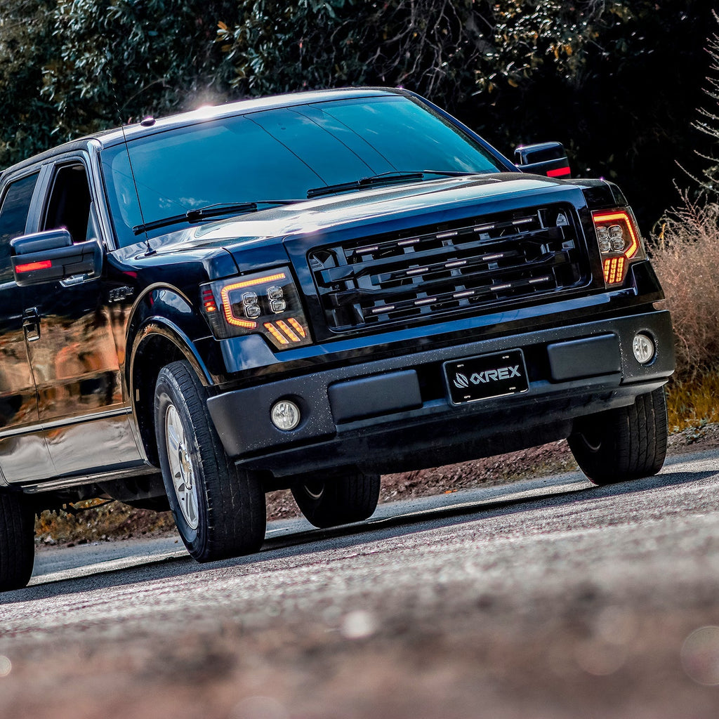AlphaRex 09-14 Ford F150 MKII NOVA-Series LED Projector Headlights Chrome