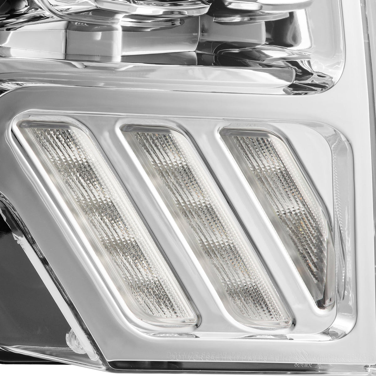 AlphaRex 09-14 Ford F150 MKII PRO-Series Halogen Projector Headlights Chrome