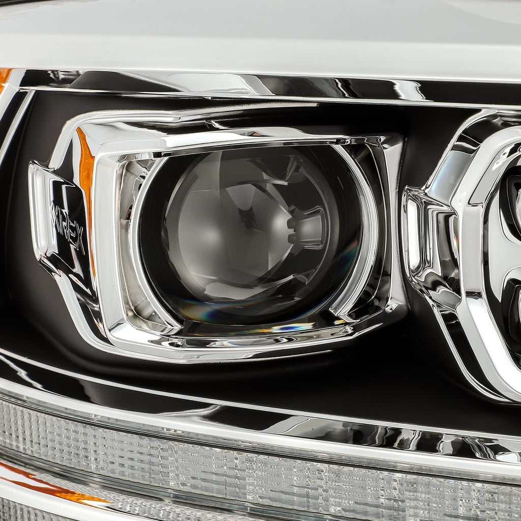 AlphaRex 09-18 Ram Truck LUXX-Series (5th Gen 2500 Style) LED Projector Headlights Black
