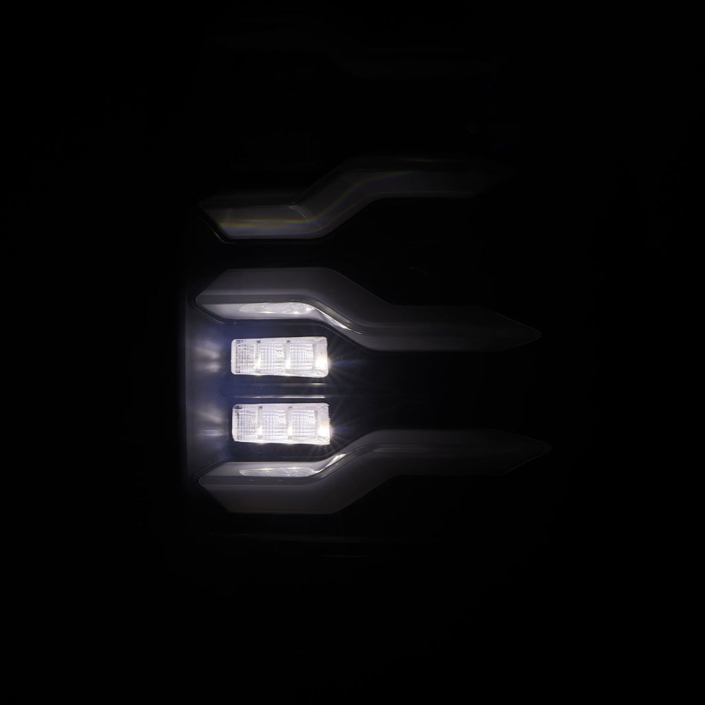 AlphaRex 09-18 Ram Truck LUXX-Series LED Tail Lights Alpha-Black
