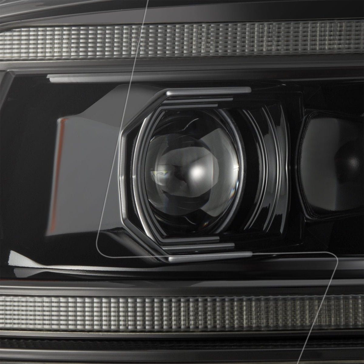 AlphaRex 09-18 Ram Truck (MK II 5th Gen 2500 Style) LUXX-Series LED Projector Headlights Alpha-Black