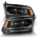 AlphaRex 09-18 Ram Truck (MK II 5th Gen 2500 Style) LUXX-Series LED Projector Headlights Alpha-Black