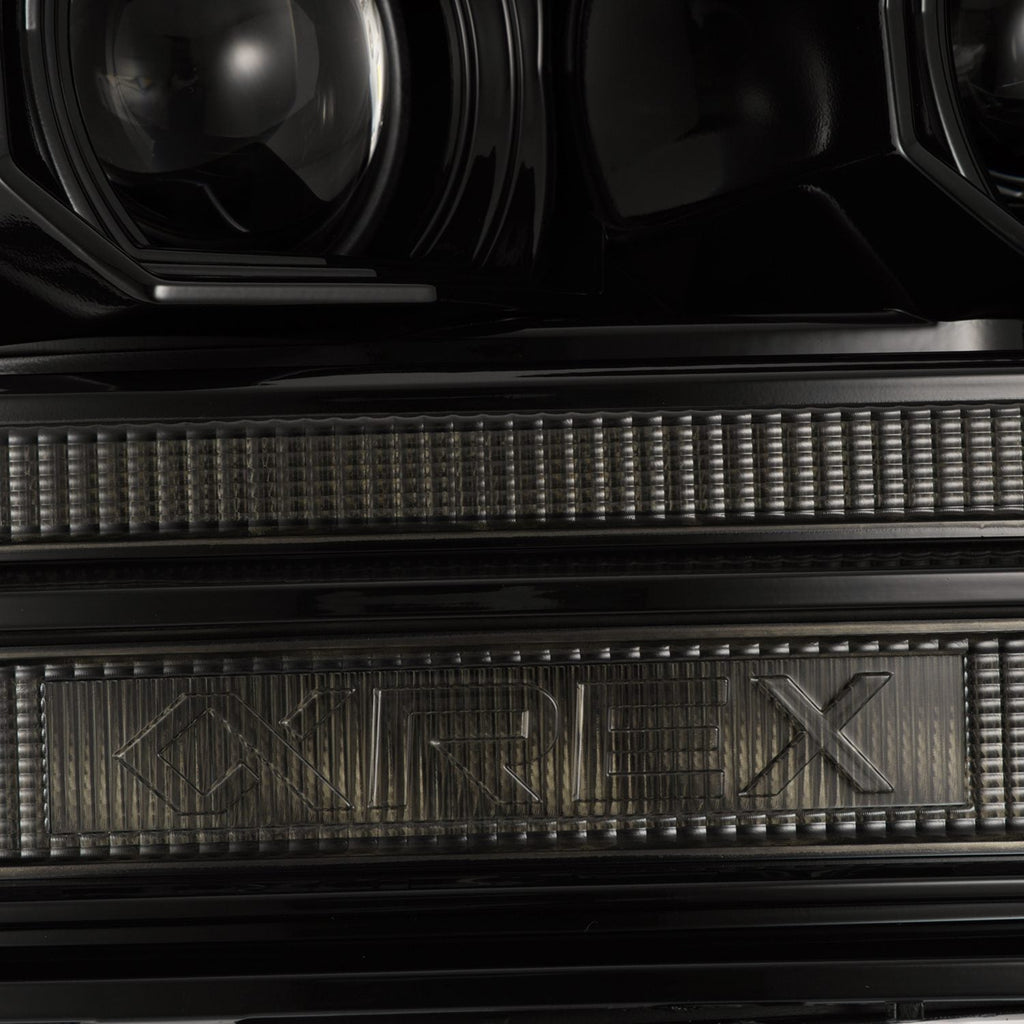 AlphaRex 09-18 Ram Truck (MK II 5th Gen 2500 Style) LUXX-Series LED Projector Headlights Alpha-Black