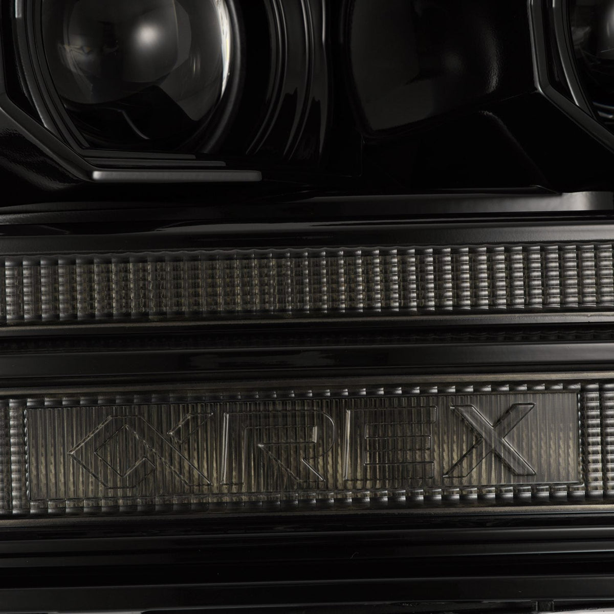 AlphaRex 09-18 Ram Truck (MK II 5th Gen 2500 Style) LUXX-Series LED Projector Headlights Alpha-Black