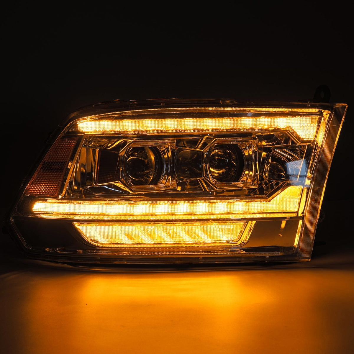 AlphaRex 09-18 Ram Truck (MK II 5th Gen 2500 Style) LUXX-Series LED Projector Headlights Chrome