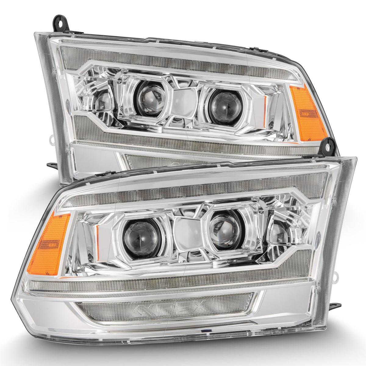 AlphaRex 09-18 Ram Truck (MK II 5th Gen 2500 Style) LUXX-Series LED Projector Headlights Chrome