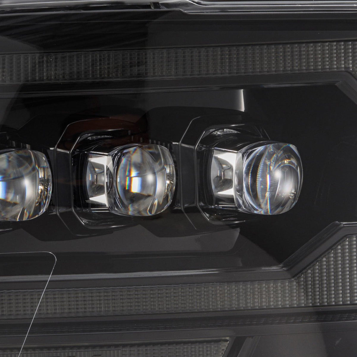 AlphaRex 09-18 Ram Truck (MK II 5th Gen 2500 Style) NOVA-Series LED Projector Headlights Alpha-Black