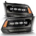 AlphaRex 09-18 Ram Truck (MK II 5th Gen 2500 Style) NOVA-Series LED Projector Headlights Alpha-Black