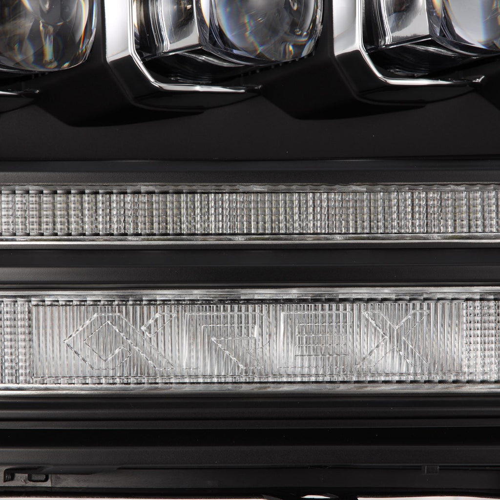 AlphaRex 09-18 Ram Truck (MK II 5th Gen 2500 Style) NOVA-Series LED Projector Headlights Black