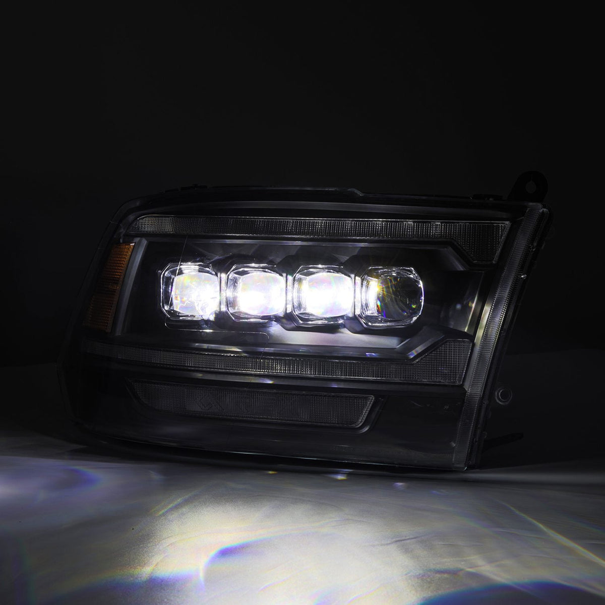 AlphaRex 09-18 Ram Truck (MK II 5th Gen 2500 Style) NOVA-Series LED Projector Headlights Black