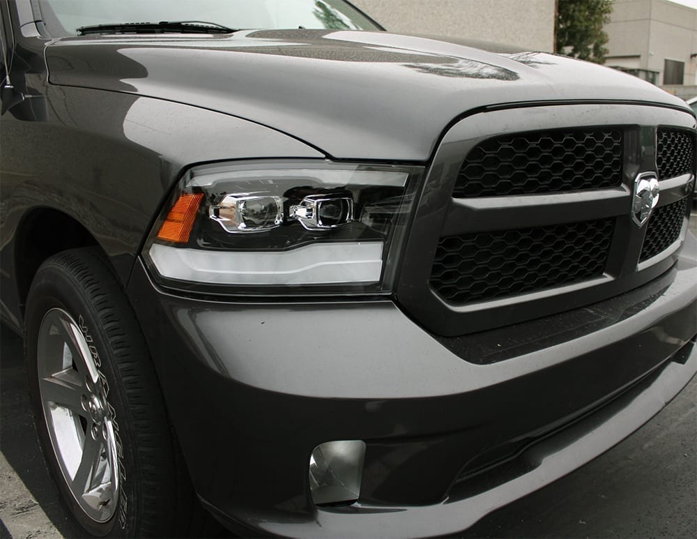 AlphaRex 09-18 Ram Truck MK II PRO-Series Halogen Projector Headlights Black