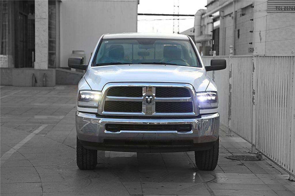 AlphaRex 09-18 Ram Truck NOVA-Series LED Projector Headlights Alpha-Black