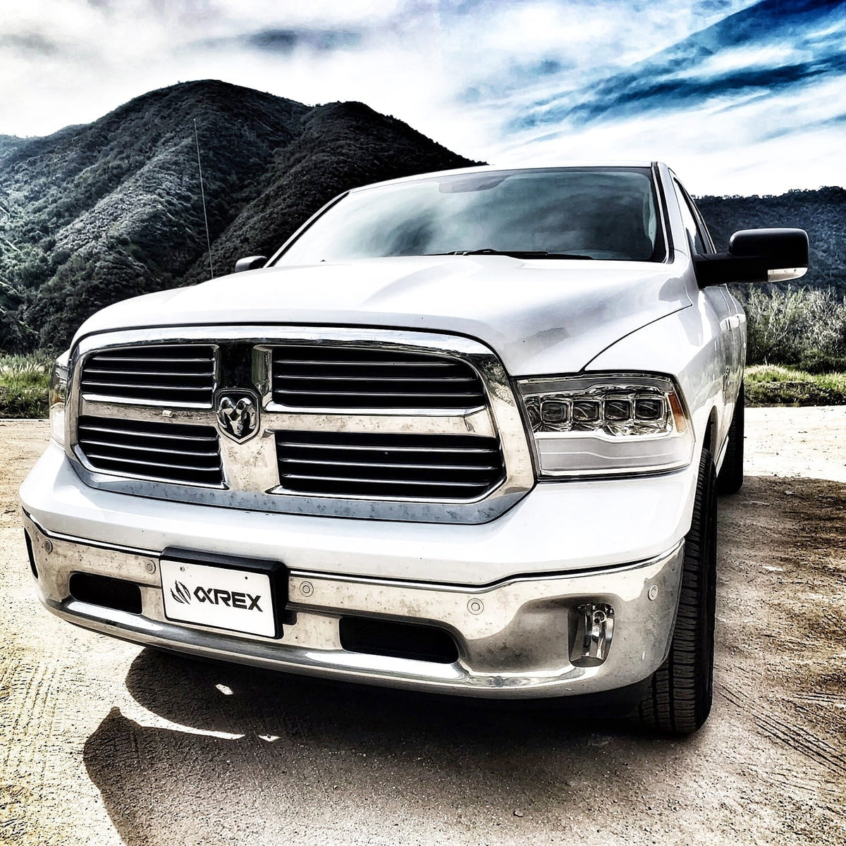 AlphaRex 09-18 Ram Truck NOVA-Series LED Projector Headlights Chrome
