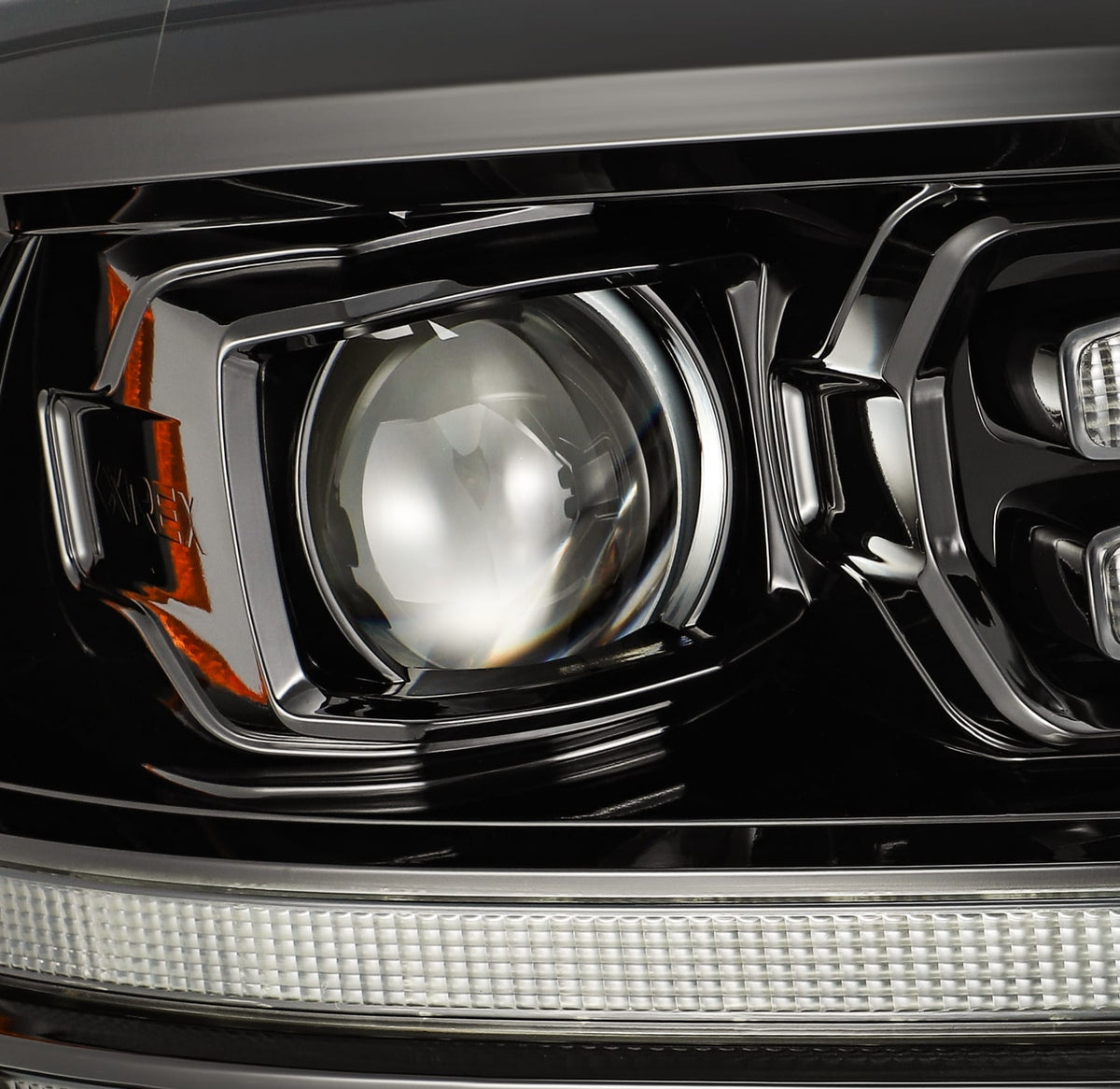 AlphaRex 09-18 Ram Truck PRO-Series (5th Gen 2500 Style) Projector Headlights Alpha-Black