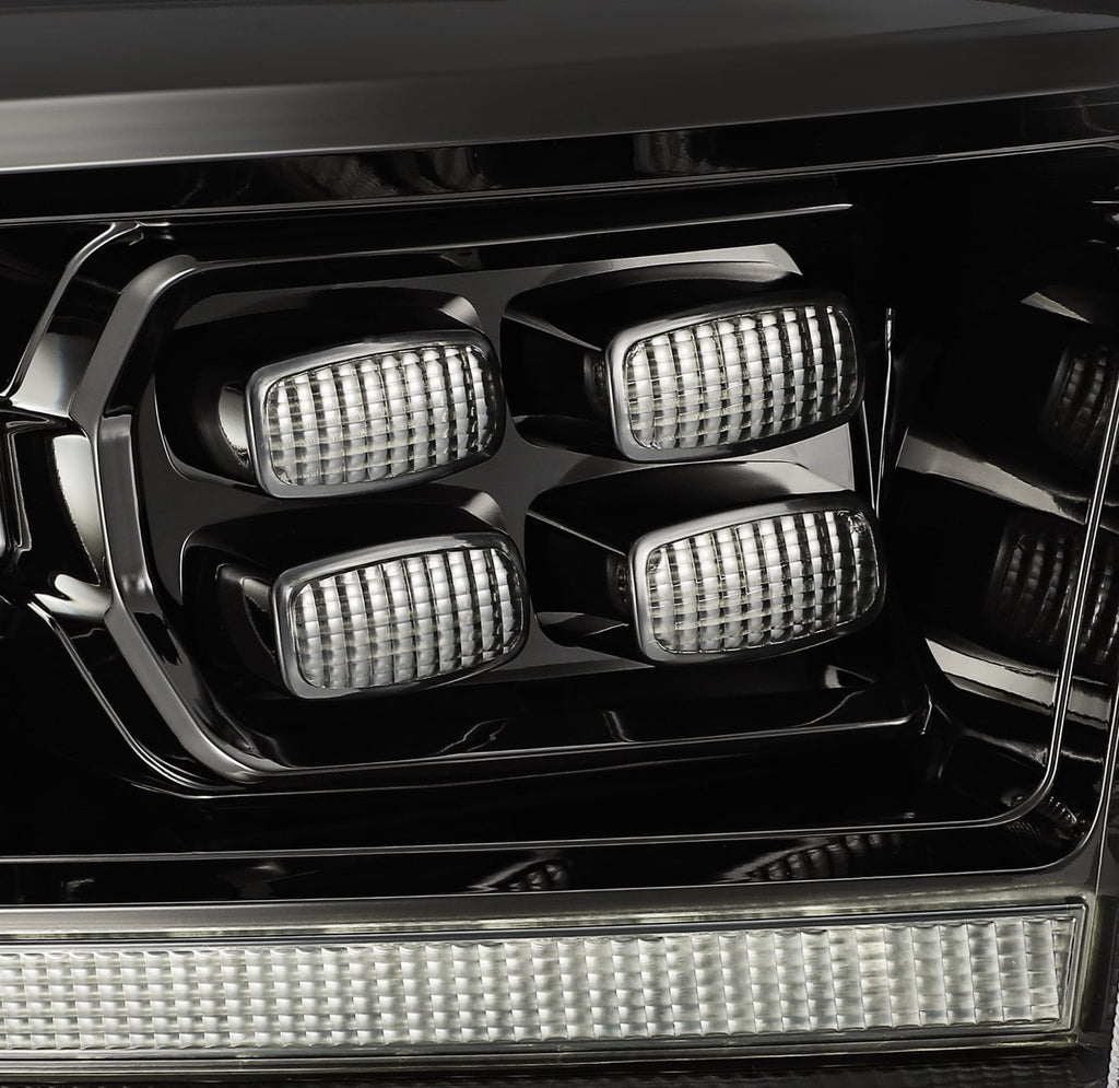 AlphaRex 09-18 Ram Truck PRO-Series (5th Gen 2500 Style) Projector Headlights Alpha-Black