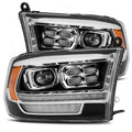 AlphaRex 09-18 Ram Truck PRO-Series (5th Gen 2500 Style) Projector Headlights Black