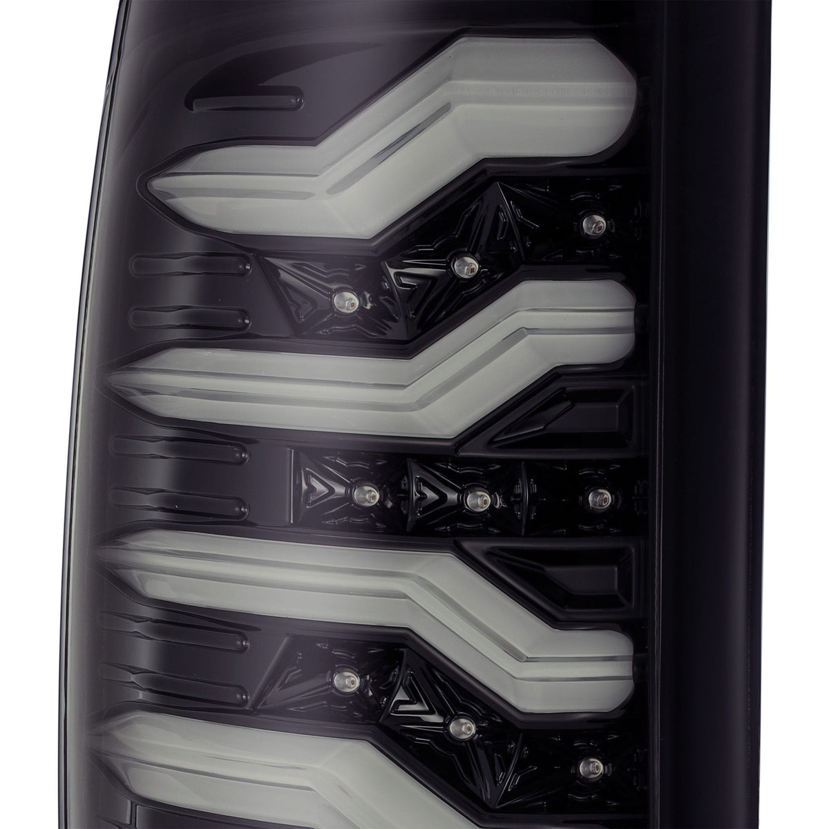 AlphaRex 09-18 Ram Truck PRO-Series LED Tail Lights Jet Black