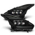 AlphaRex 09-25 Nissan GT-R NOVA-Series LED Projector Headlights Alpha-Black