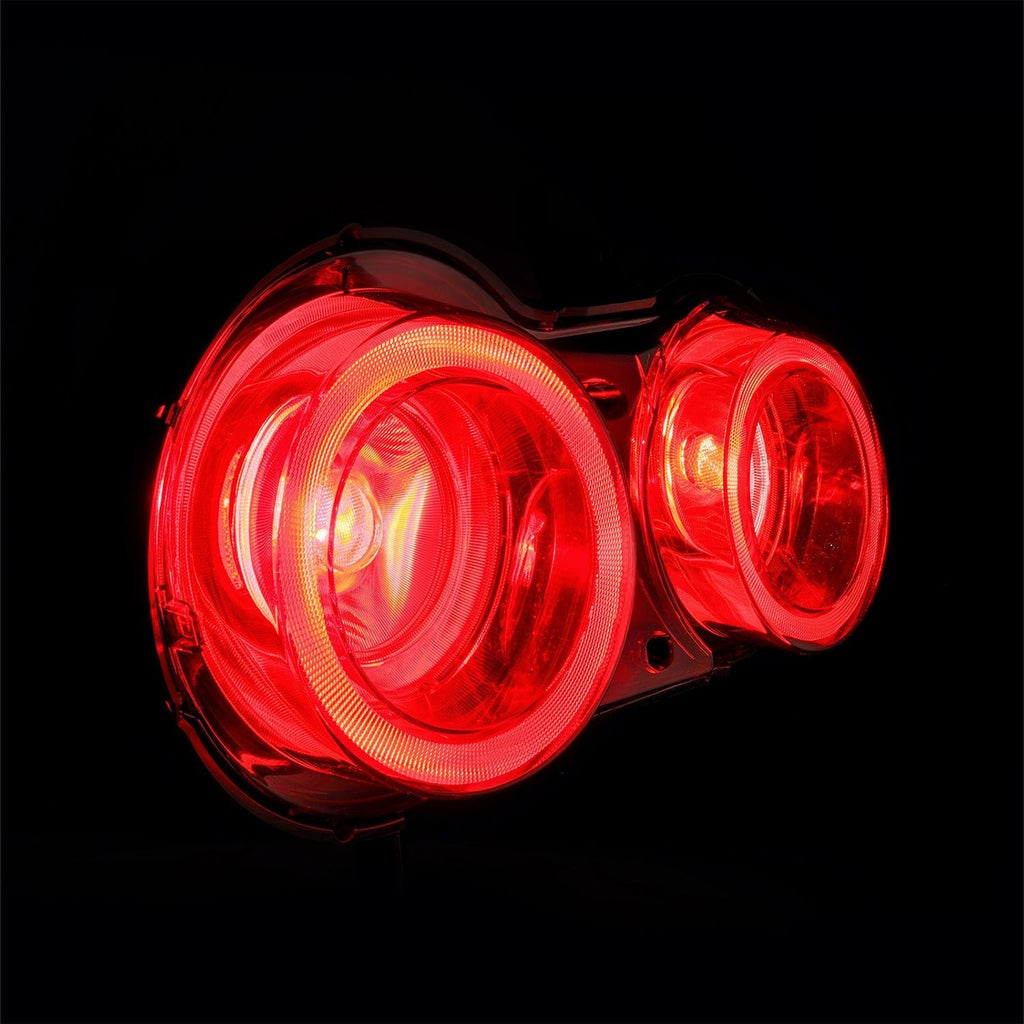 AlphaRex 09-25 Nissan GT-R NOVA-Series Prismatic LED Tail Lights Red Clear