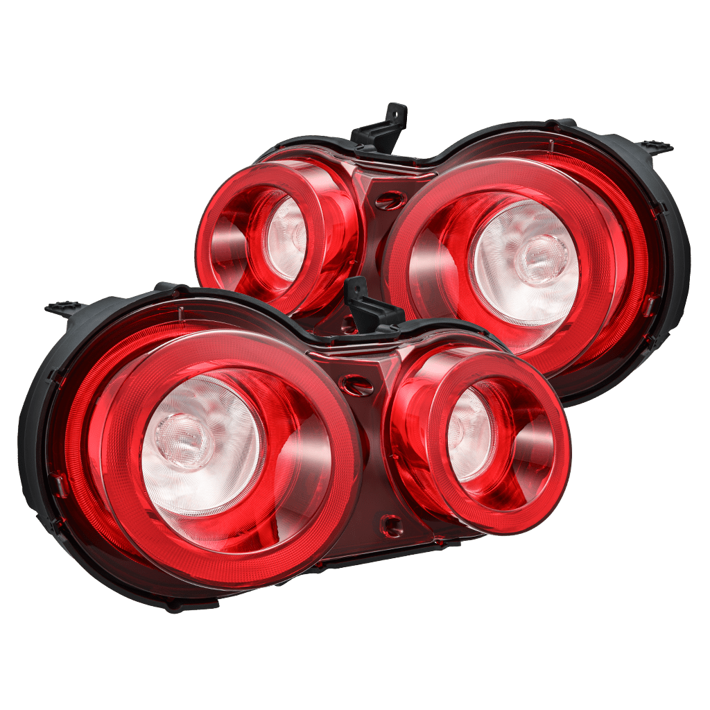 AlphaRex 09-25 Nissan GT-R NOVA-Series Prismatic LED Tail Lights Red Clear