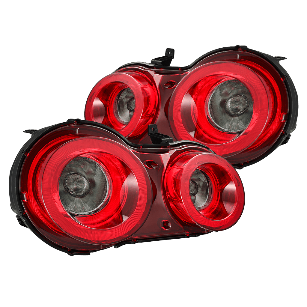AlphaRex 09-25 Nissan GT-R NOVA-Series Prismatic LED Tail Lights Red Smoke
