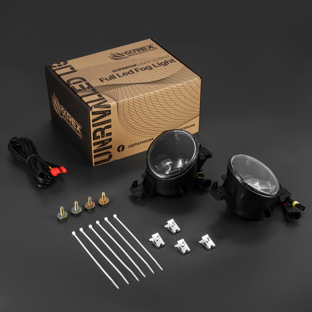 AlphaRex 10-11 Infiniti G37 Coupe/Convertible DoubleTap Dual Color LED Projector Fog Lights