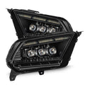 AlphaRex 10-12 Ford Mustang MK II NOVA-Series LED Projector Headlights Alpha-Black