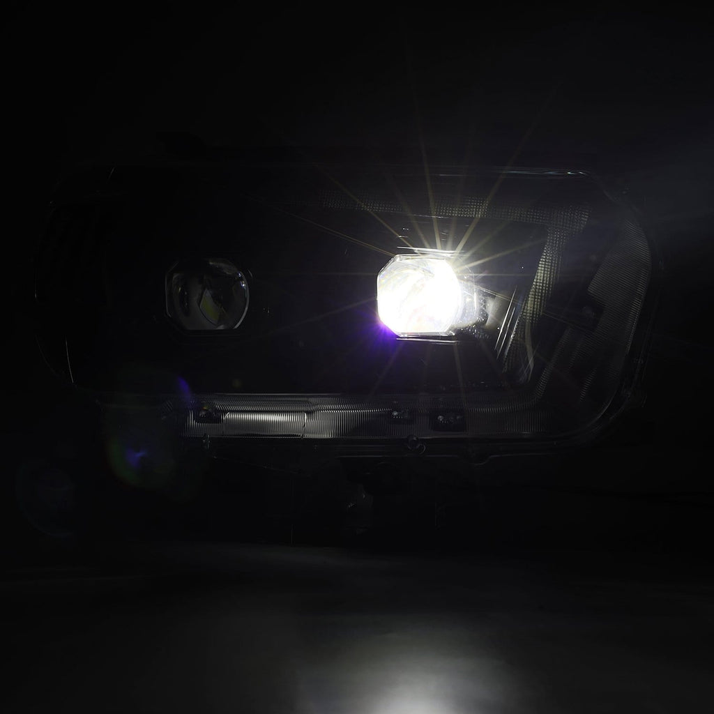 AlphaRex 10-13 Toyota 4Runner LUXX-Series Projector Headlights Alpha-Black