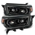 AlphaRex 10-13 Toyota 4Runner LUXX-Series Projector Headlights Alpha-Black