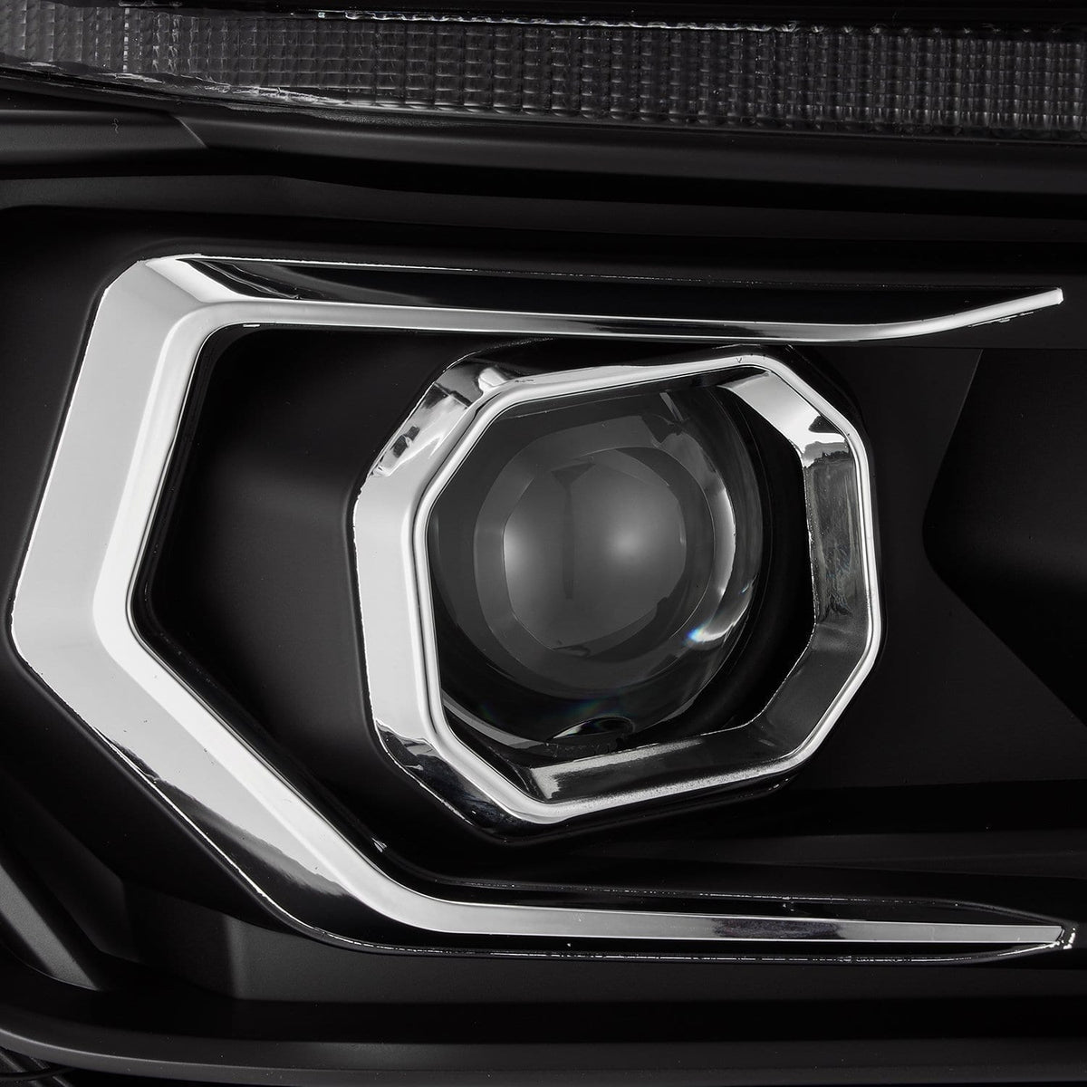 AlphaRex 10-13 Toyota 4Runner LUXX-Series Projector Headlights Black