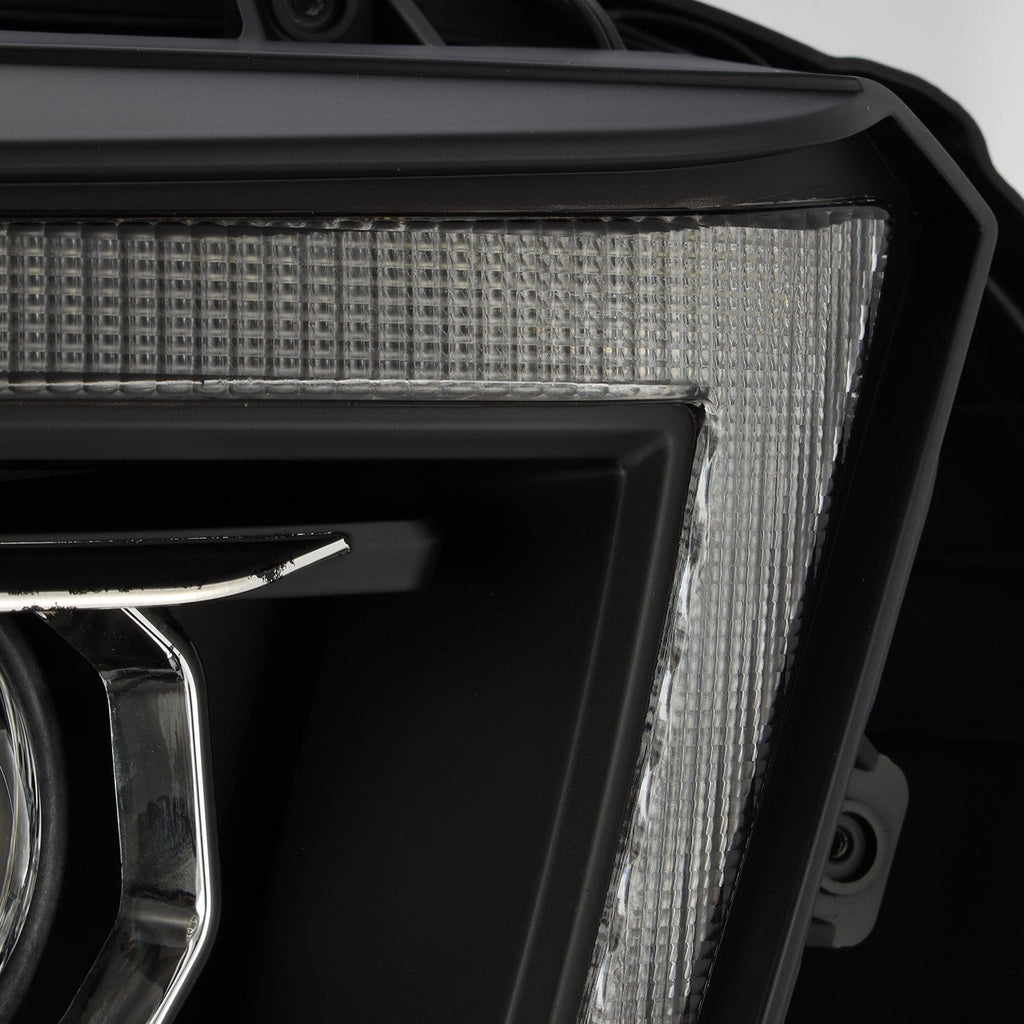 AlphaRex 10-13 Toyota 4Runner LUXX-Series Projector Headlights Black