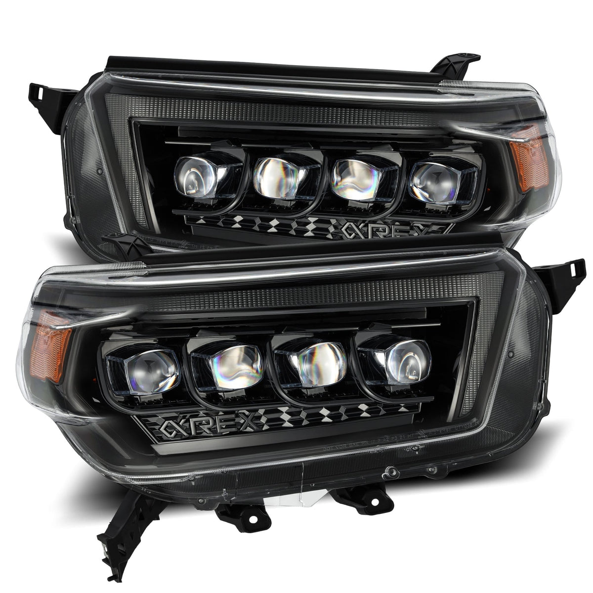 AlphaRex 10-13 Toyota 4Runner NOVA-Series LED Projector Headlights Alpha-Black