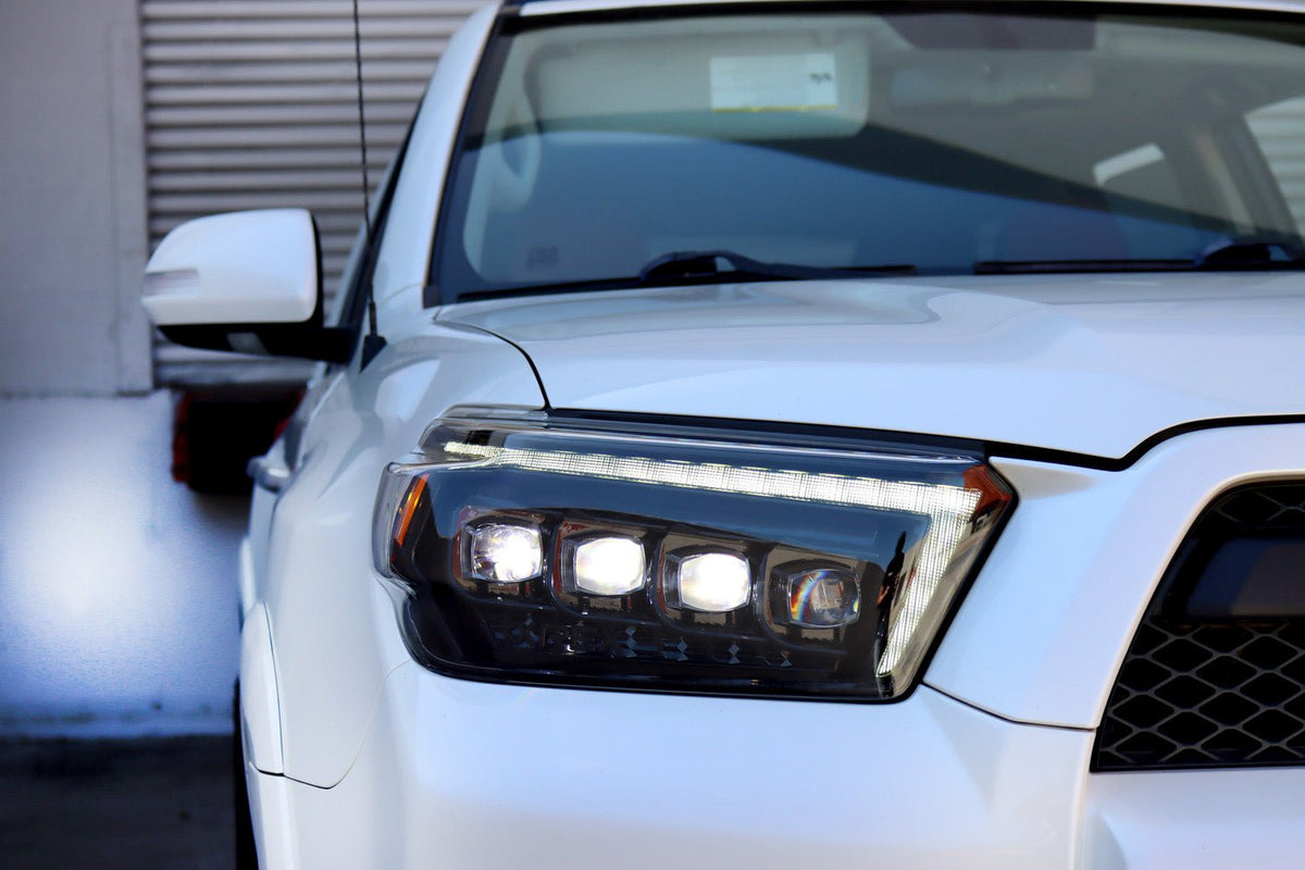 AlphaRex 10-13 Toyota 4Runner NOVA-Series LED Projector Headlights Alpha-Black