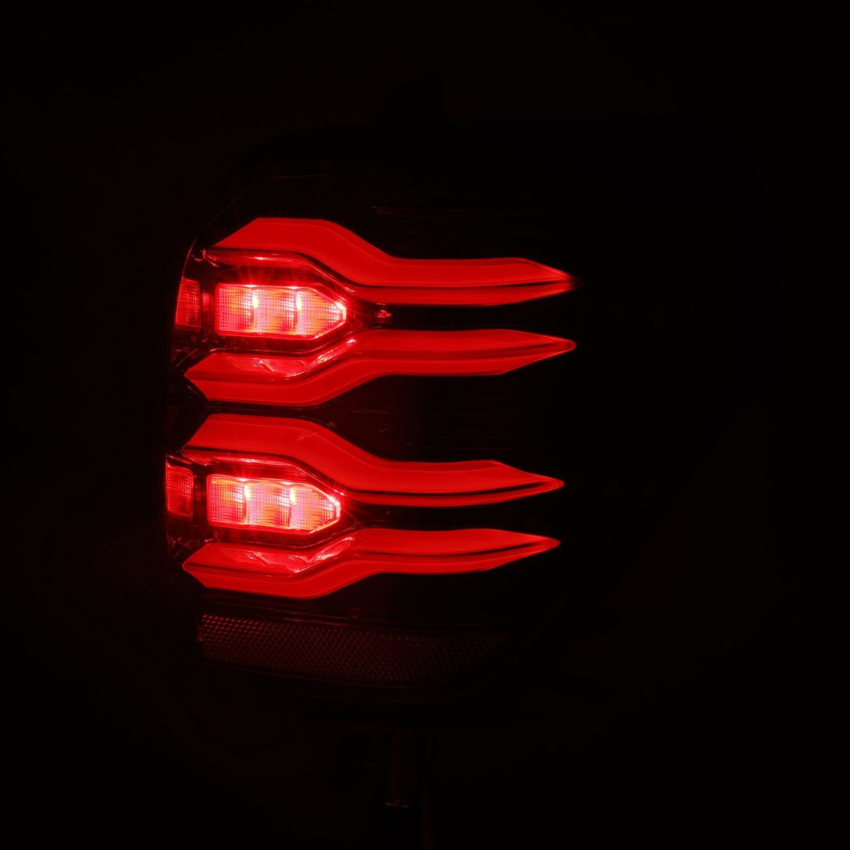 AlphaRex 10-24 Toyota 4Runner LUXX-Series LED Tail Lights Alpha-Black
