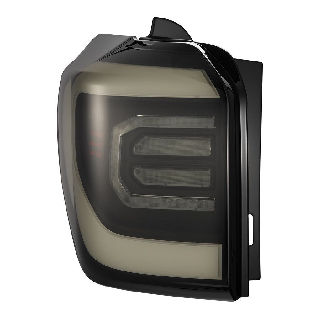 AlphaRex 10-24 Toyota 4Runner NOVA-Series Prismatic LED Tail Lights Black Smoke
