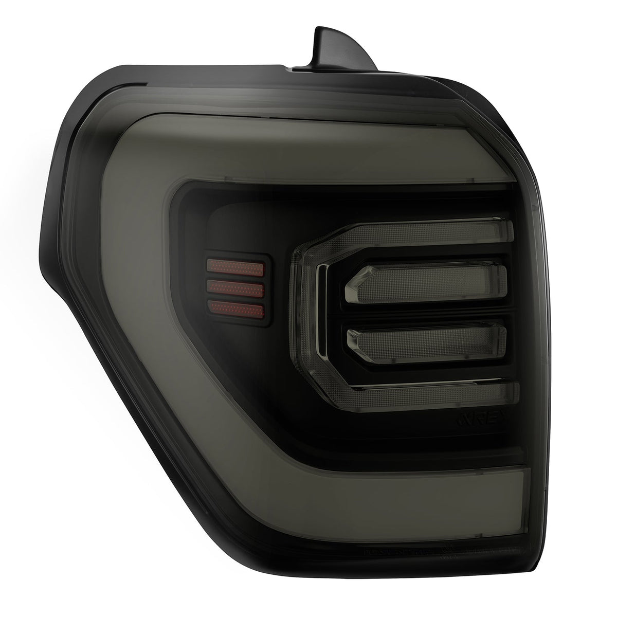 AlphaRex 10-24 Toyota 4Runner NOVA-Series Prismatic LED Tail Lights Black Smoke