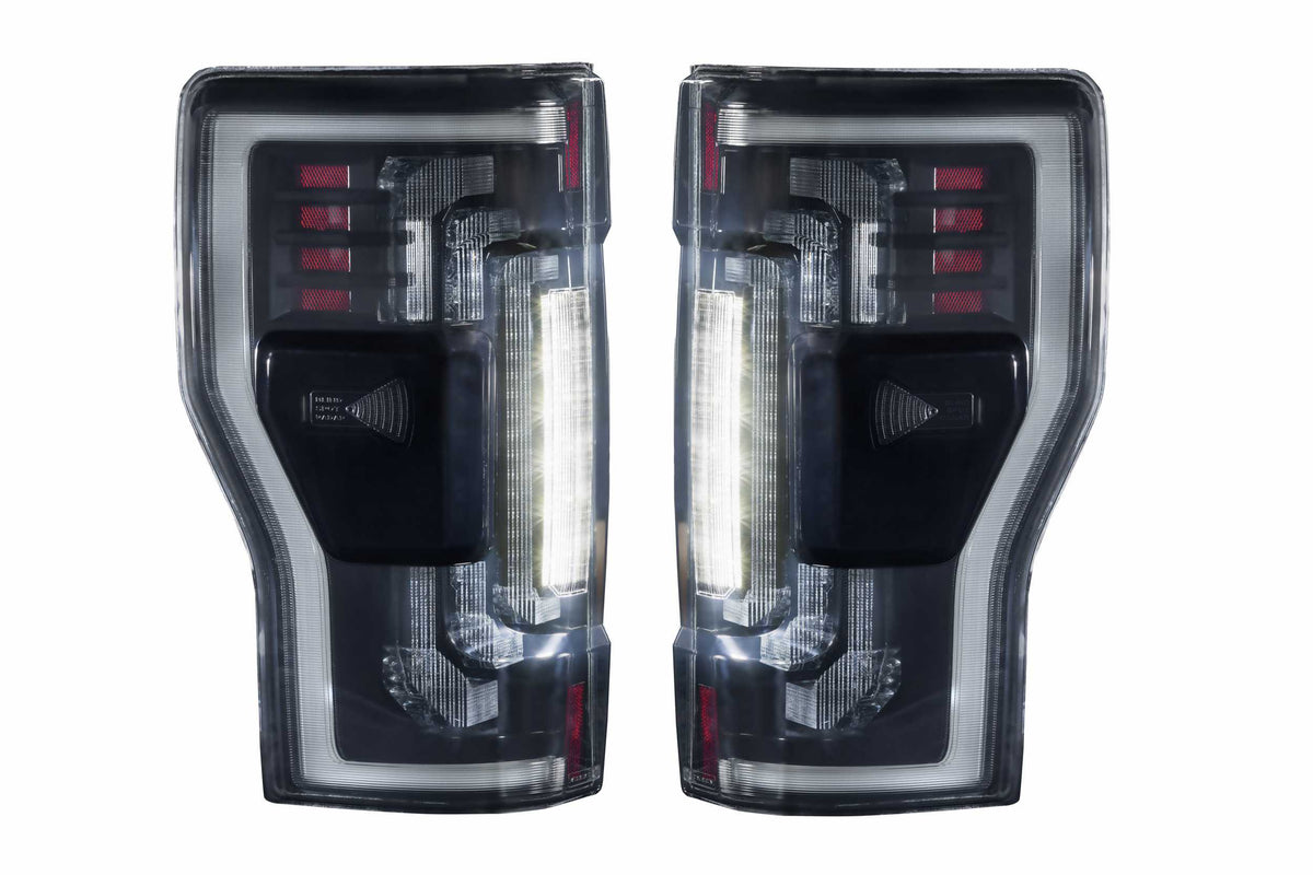 Morimoto 17-22 Ford Super Duty XB LED Tail Lights (Smoked)