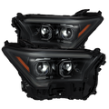 AlphaRex 24-26 Toyota Tacoma / 25-26 4Runner LUXX-Series LED Projector Headlights Alpha-Black