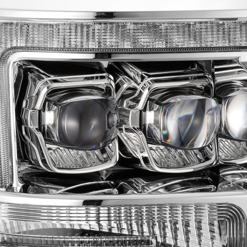 AlphaRex 11-16 Ford Super Duty NOVA-Series LED Projector Headlights Chrome