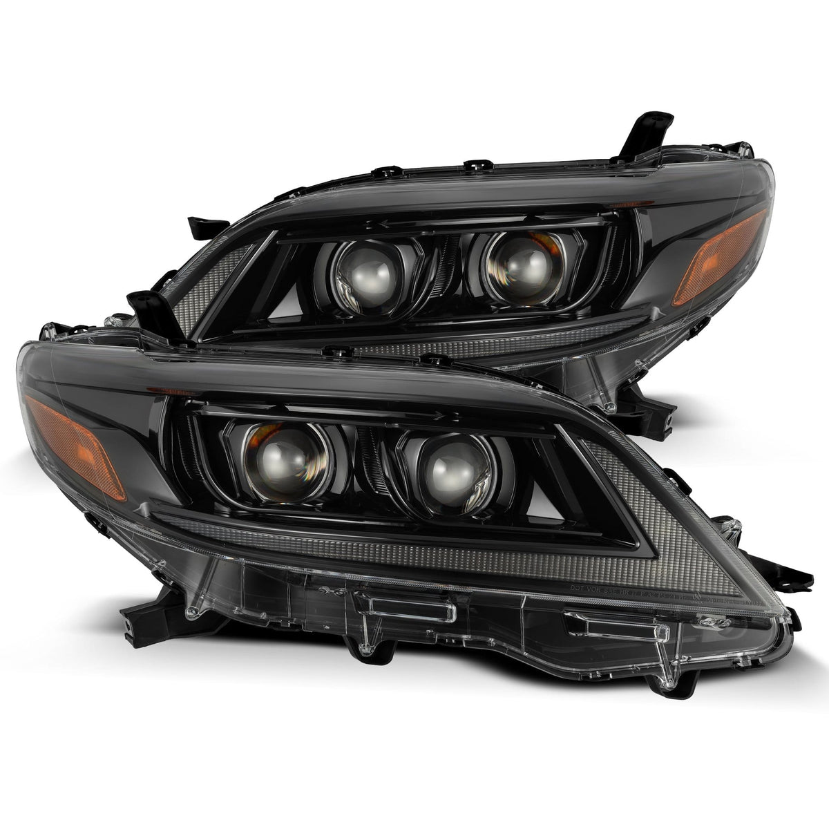 AlphaRex 11-20 Toyota Sienna LUXX-Series Projector Headlights Alpha-Black
