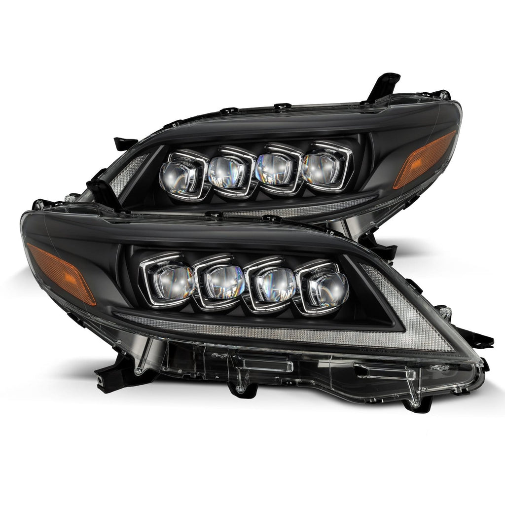 AlphaRex 11-20 Toyota Sienna NOVA-Series LED Projector Headlights Black