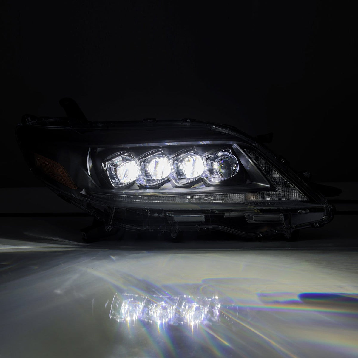 AlphaRex 11-20 Toyota Sienna NOVA-Series LED Projector Headlights Black