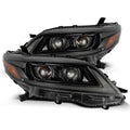 AlphaRex 11-20 Toyota Sienna PRO-Series Halogen Projector Headlights Alpha-Black