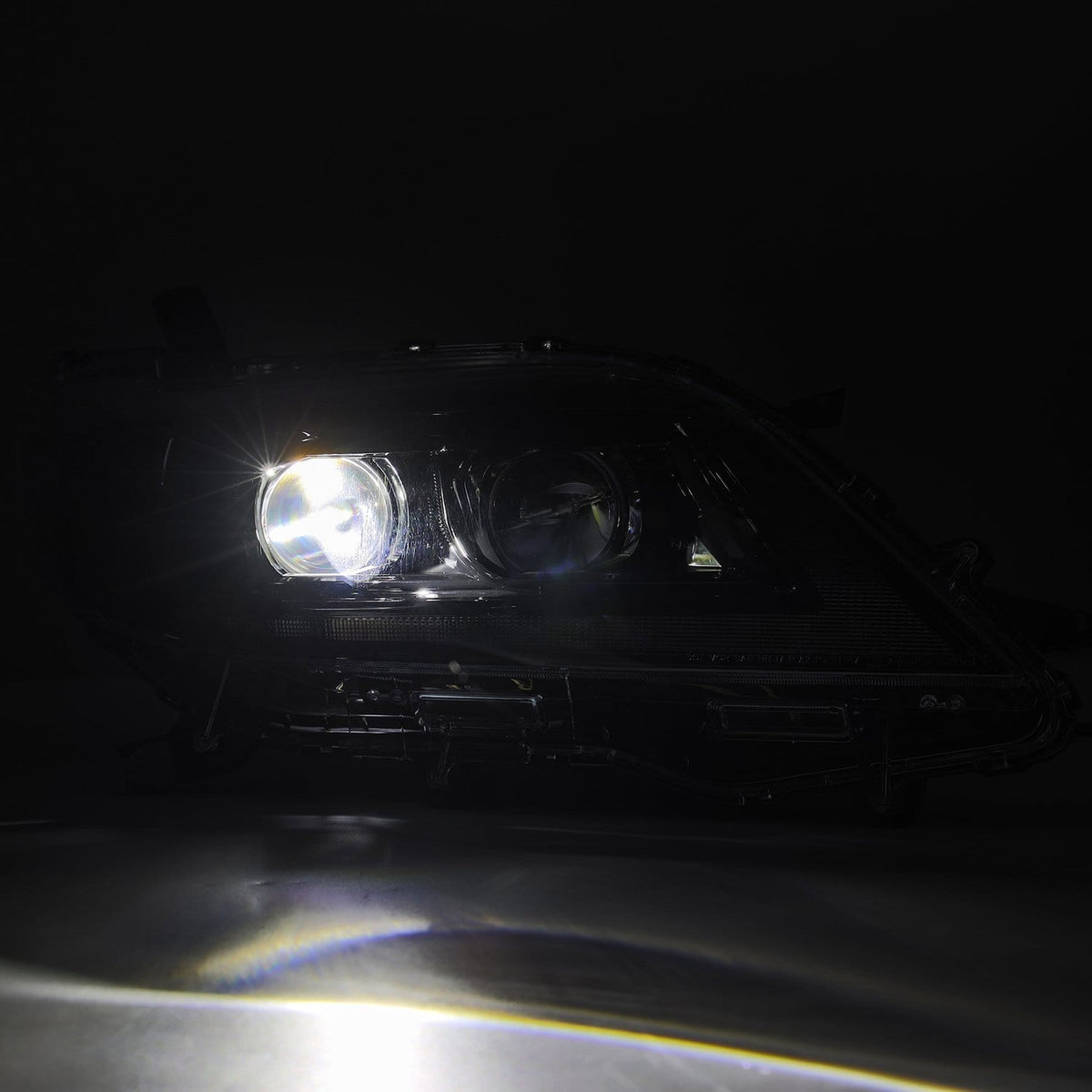 AlphaRex 11-20 Toyota Sienna PRO-Series Halogen Projector Headlights Alpha-Black
